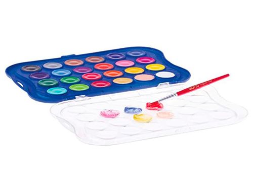 Aguarela giotto 24 cores estojo de plastico , Giotto , 59893 , 8000825967726